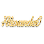 10K Diamond-cut Name Plate