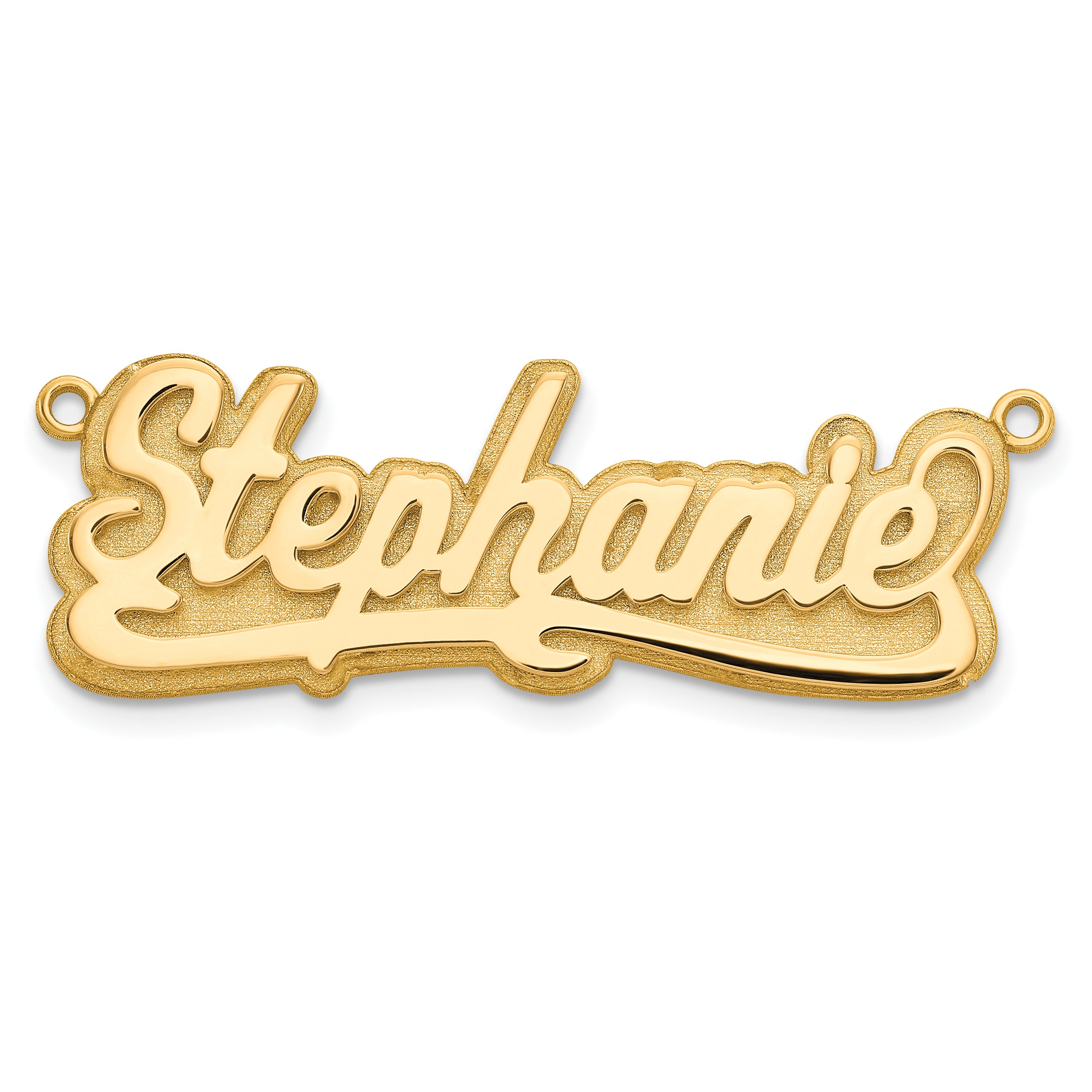 10KY 3D Polished Name Plate