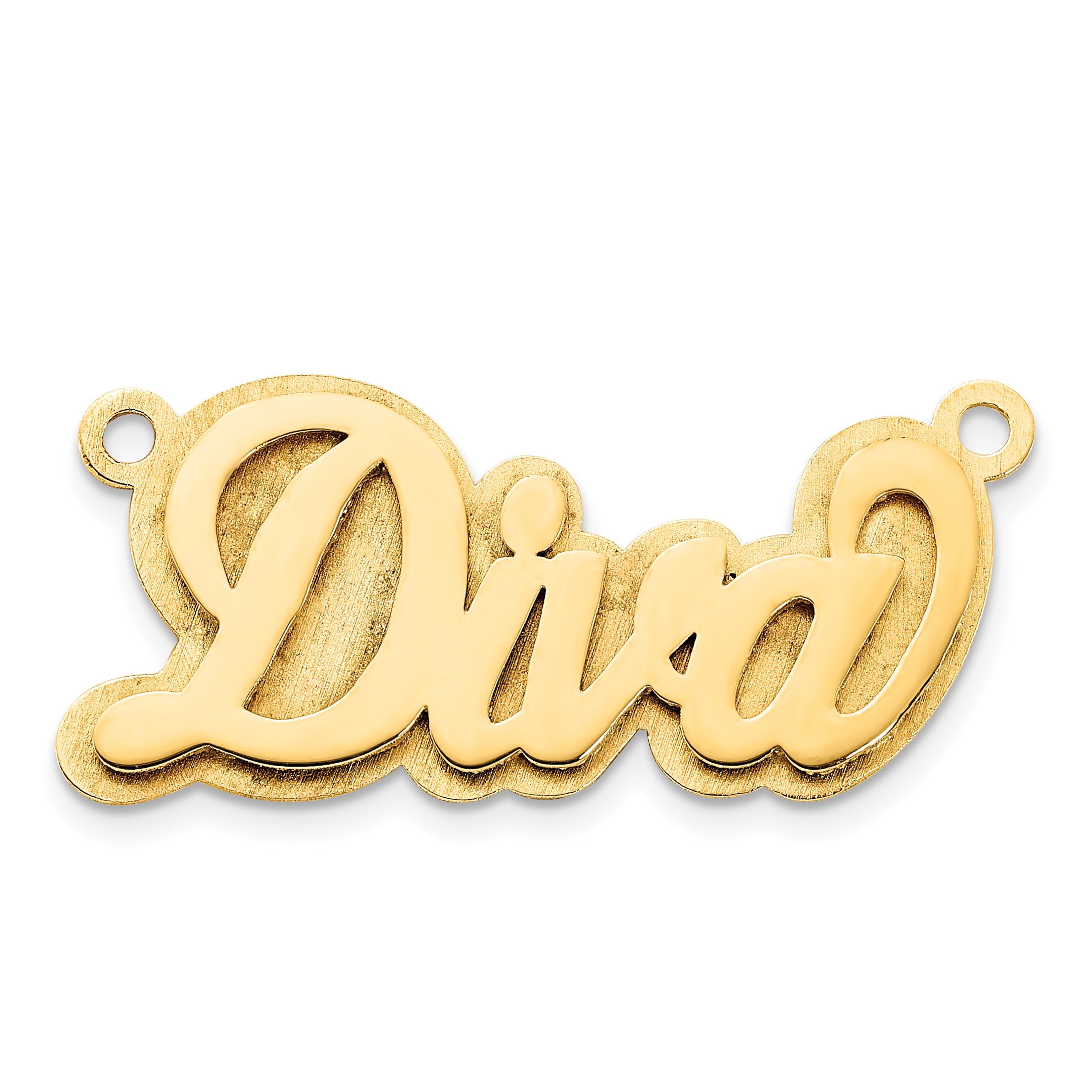 10KY 3D Polished Name Plate