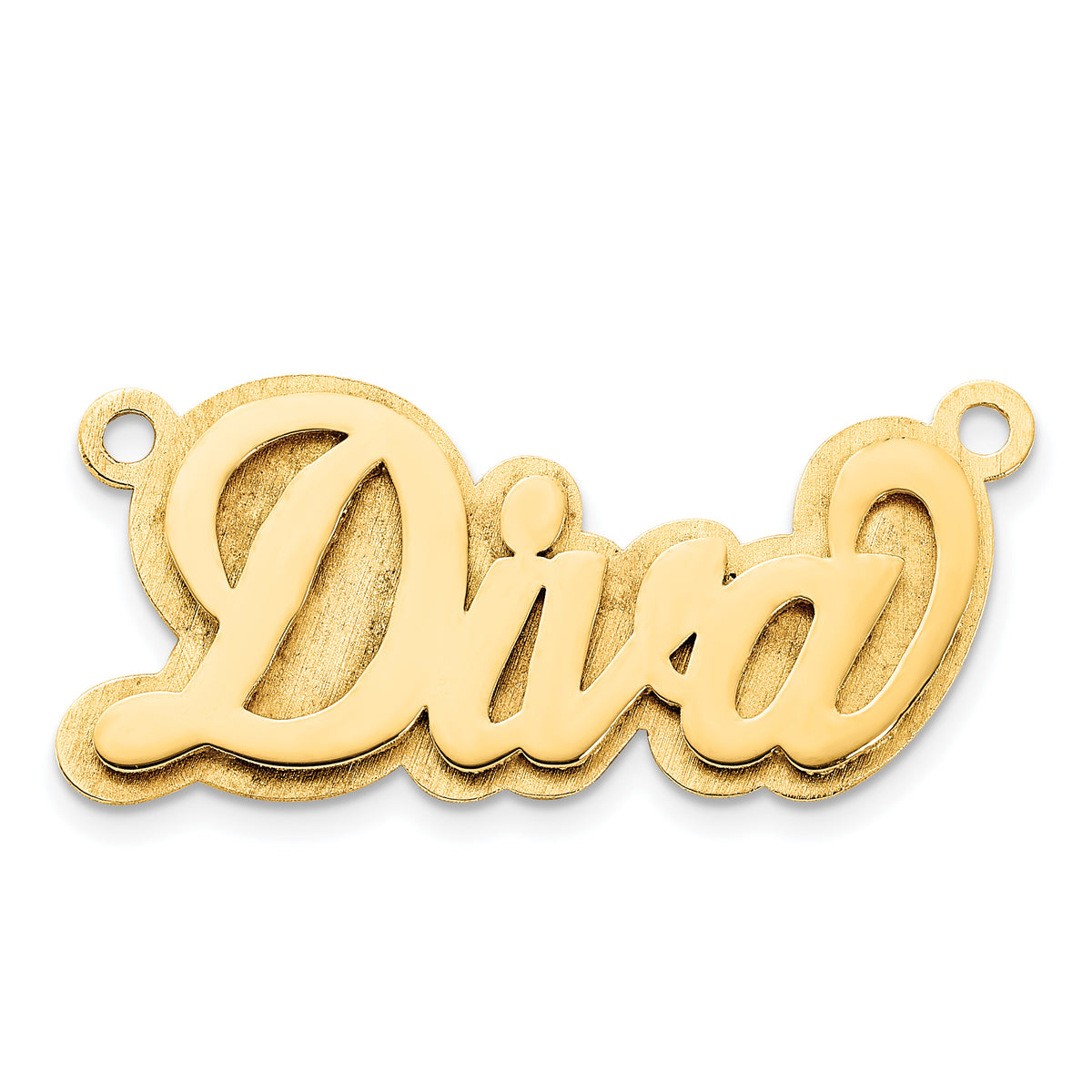 10KY 3D Polished Name Plate