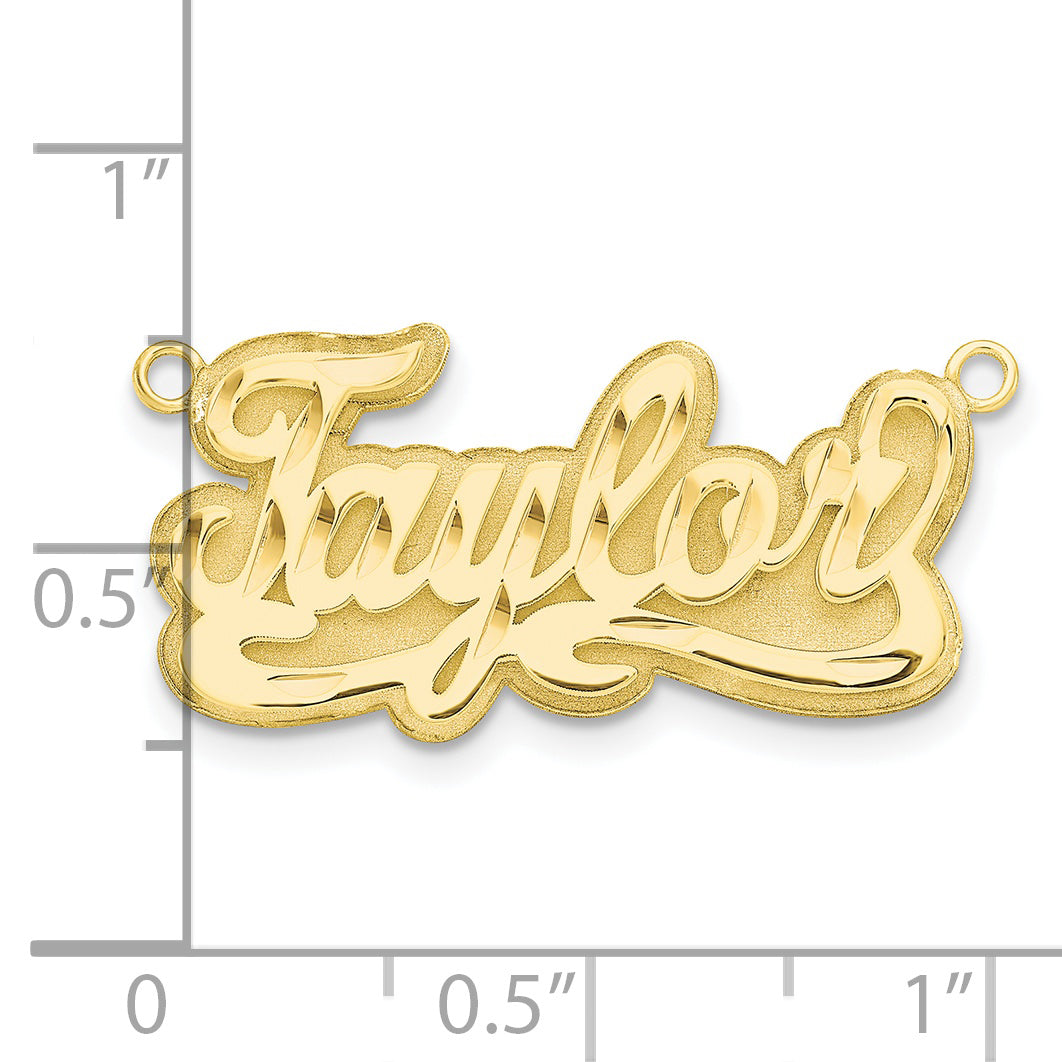 10KY 3D Diamond-cut Name Plate