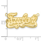 10KY 3D Diamond-cut Name Plate