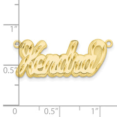 10KY 3D Diamond-cut Name Plate