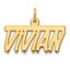 10KY Polished Bellamy Font Name Plate