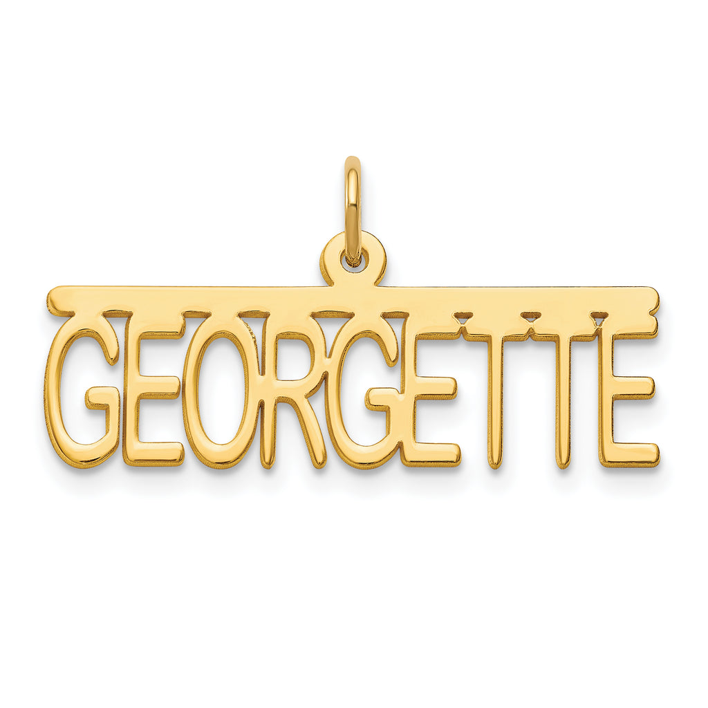 10KY Polished Arial Rounded Font Name Plate