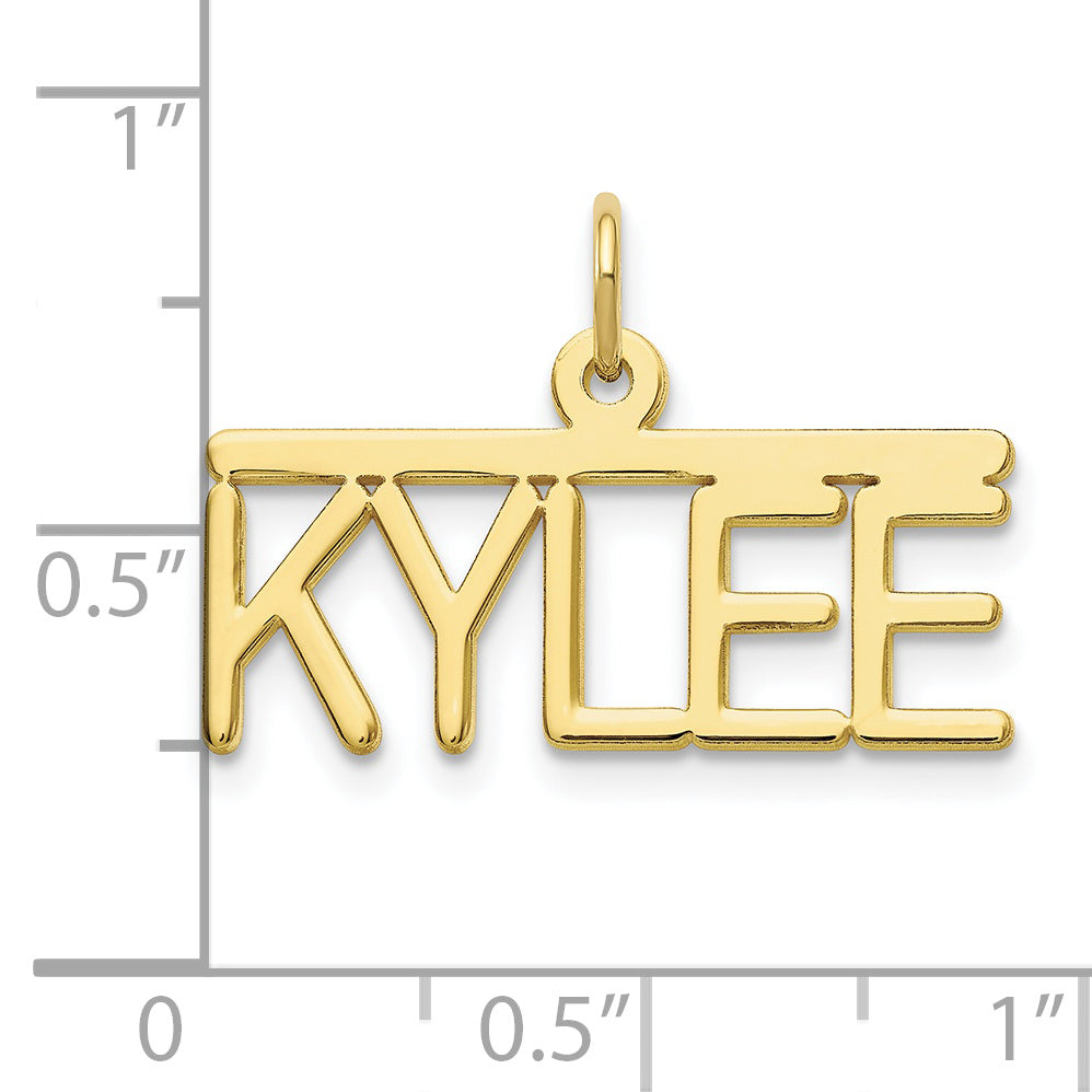 10KY Polished Arial Rounded Font Name Plate