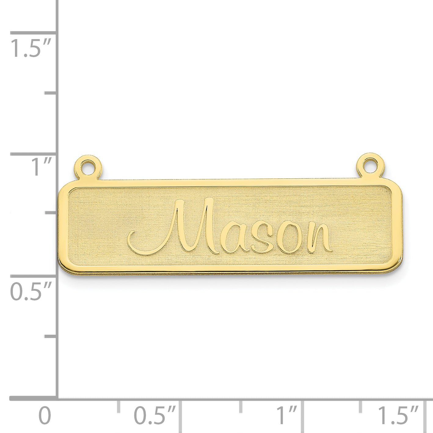 10K Satin Name Plate Bar Secondary image