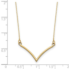 10k V Necklace