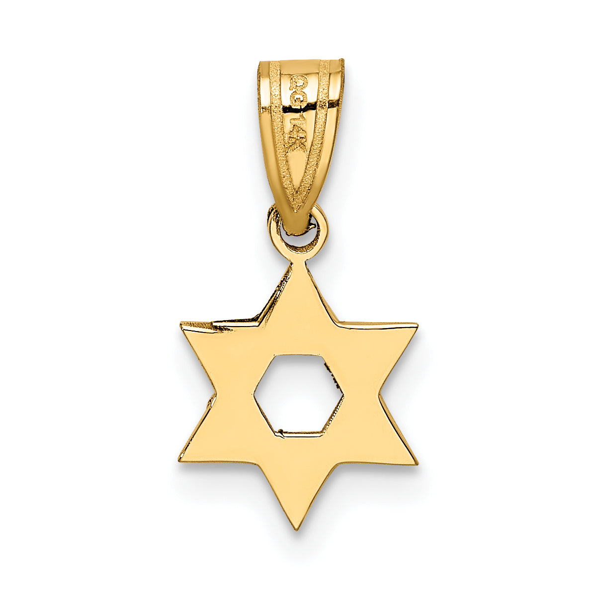 10k Star of David Pendant