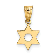 10k Star of David Pendant