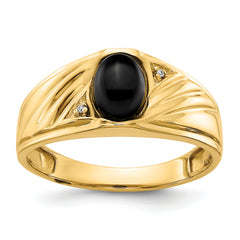 10K AA Diamond men's ring