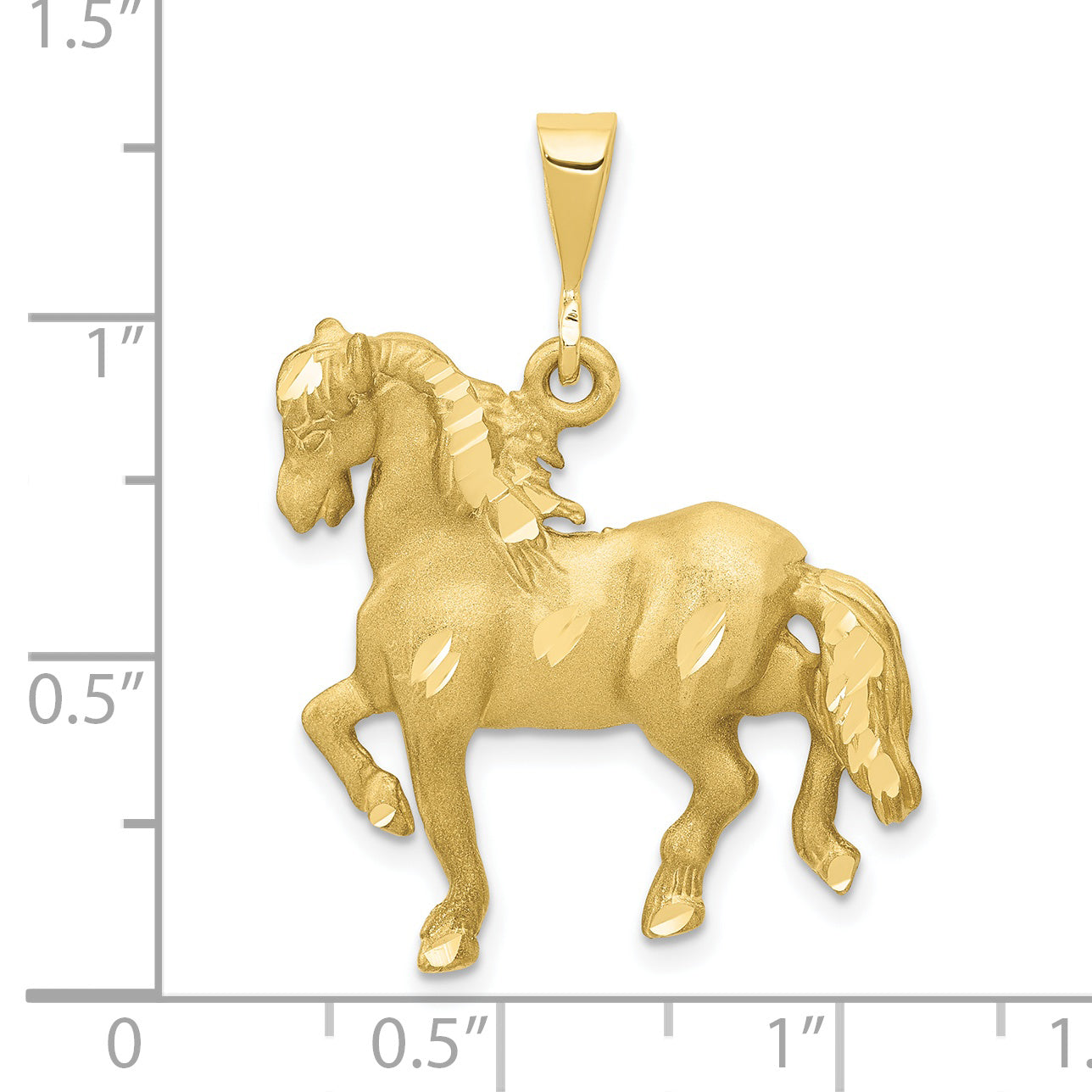 10k Horse Pendant