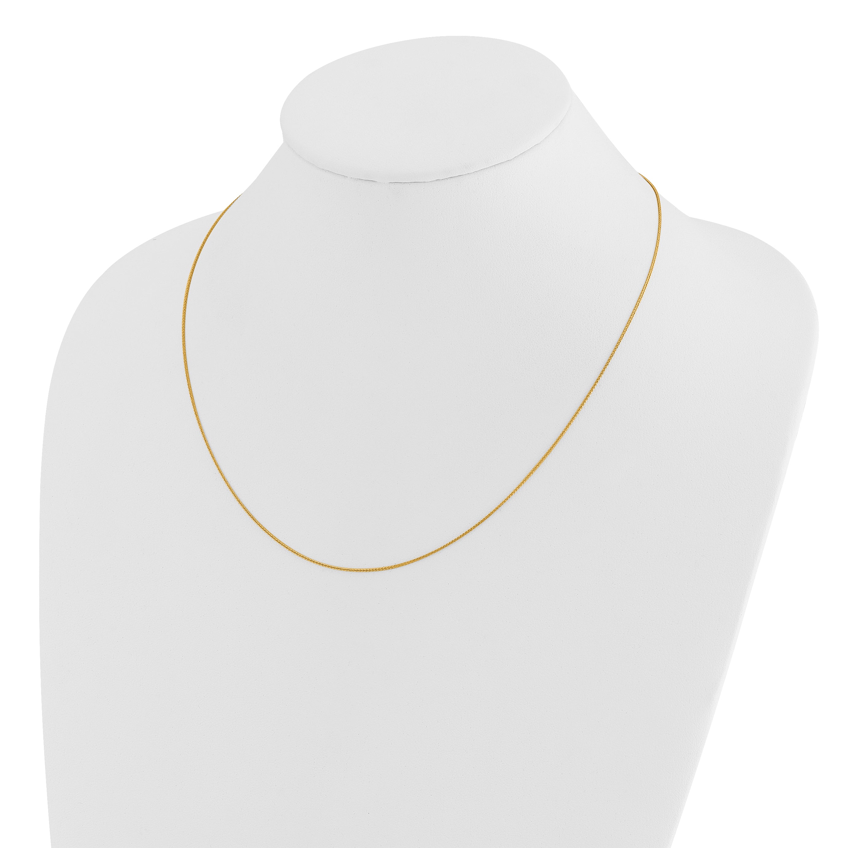 14K Adjustable .85mm Wheat Chain