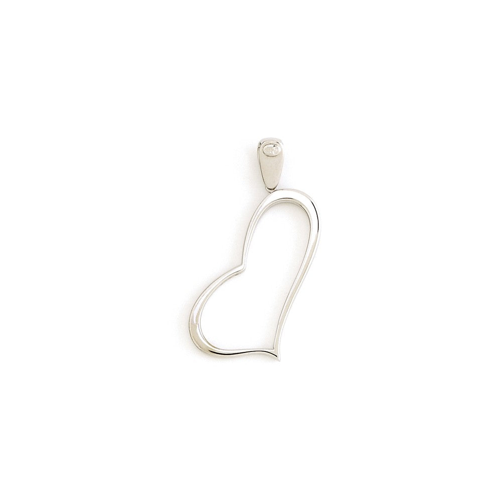 Leslie's 14KW Heart Pendant