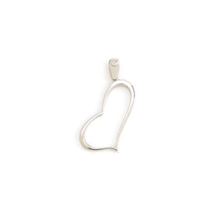 Leslie's 14KW Heart Pendant