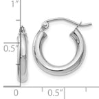 14K White Gold Earrings