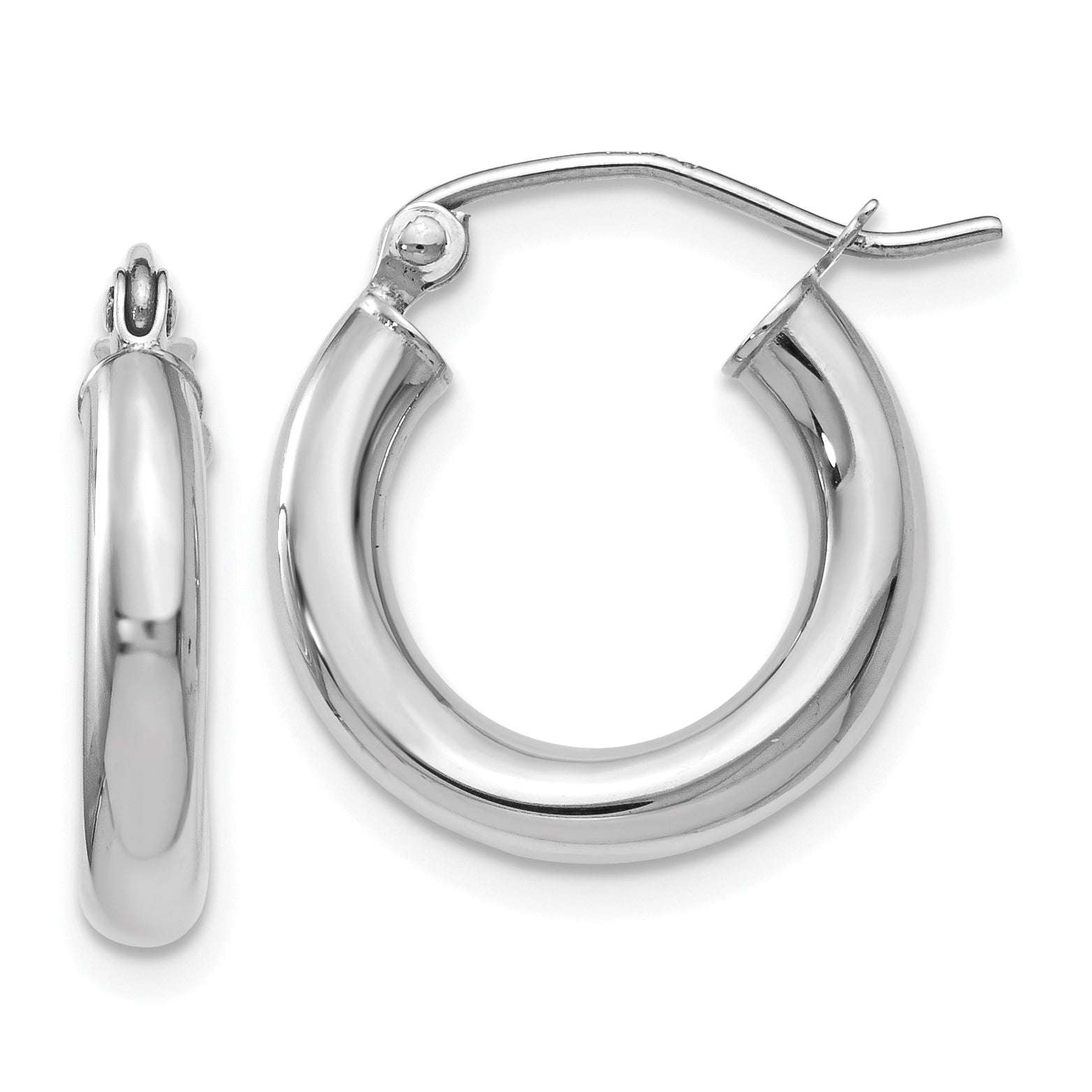 14K White Gold Earrings Main image