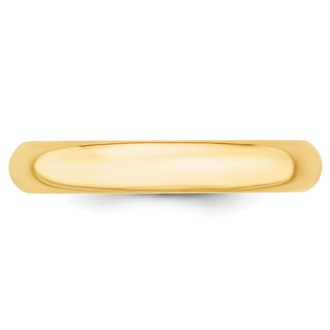 10k Yellow Gold 4mm Standard Weight Comfort Fit Wedding Band Size 4 Secondary image