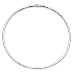14K 3mm Two-tone Reversible Omega Necklace