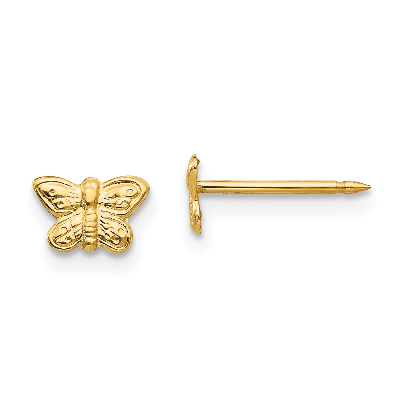 Inverness 14k 7mm Butterfly Earrings Main image