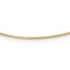 14K 1.2mm Detachable Clasp Omega Necklace