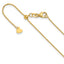 14K Adjustable 1.2mm Flat Cable Chain