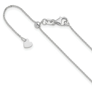 Flat Cable Chain in 14K Gold, 22 to, 1.2mm, 22–30 Inch - Sophia Jewelers