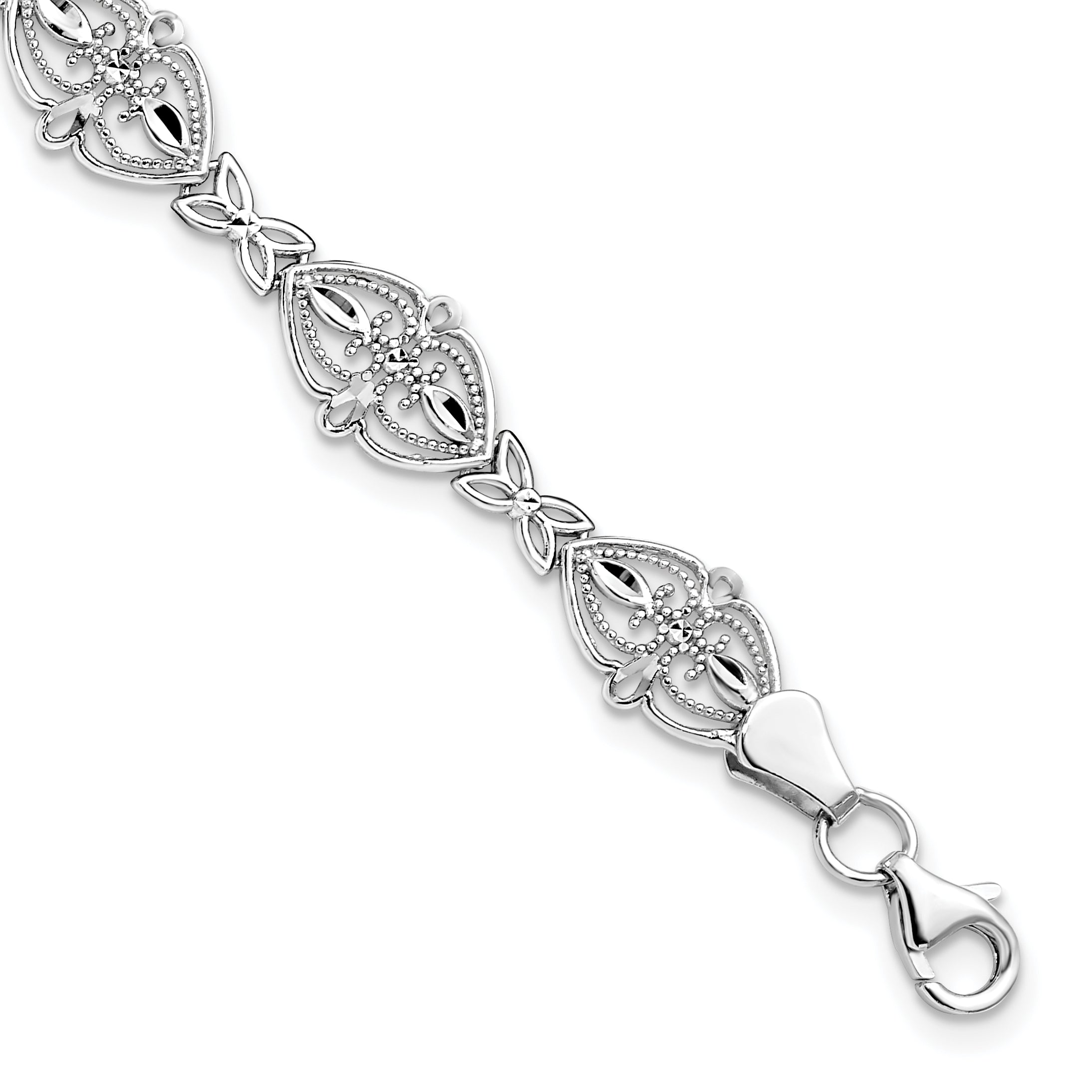 14K White Gold Bracelet Main image
