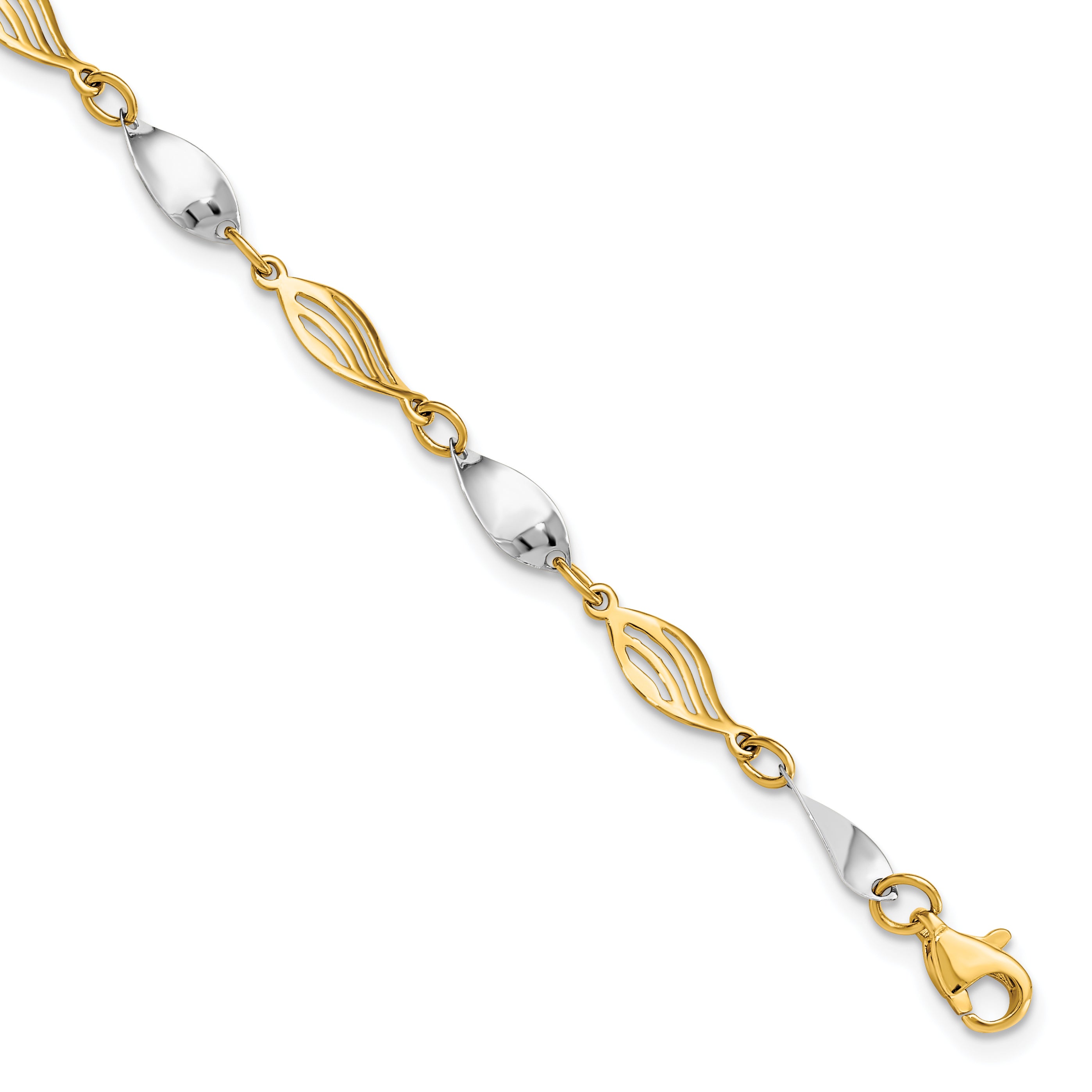 14K Two-tone Bracelet Main image