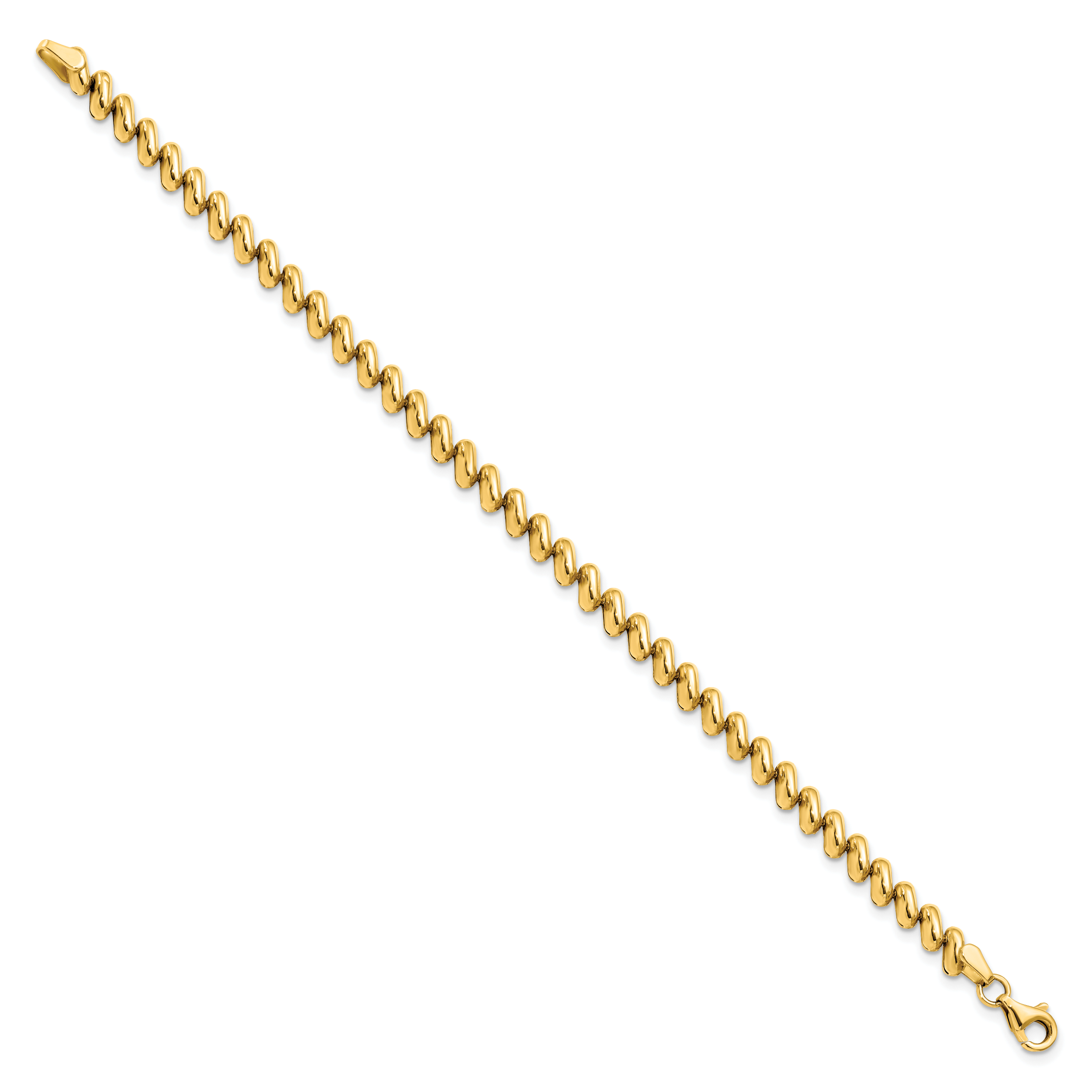 14K Polished Bracelet Secondary image