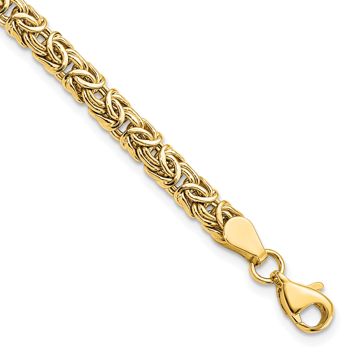 14K Polished Byzantine Bracelet Main image
