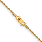 Loose Rope Chain in 10K Yellow Gold, 1.2mm