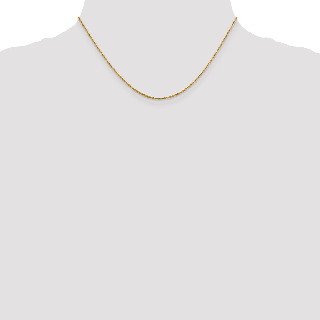 Loose Rope Chain in 10K Yellow Gold, 1.2mm