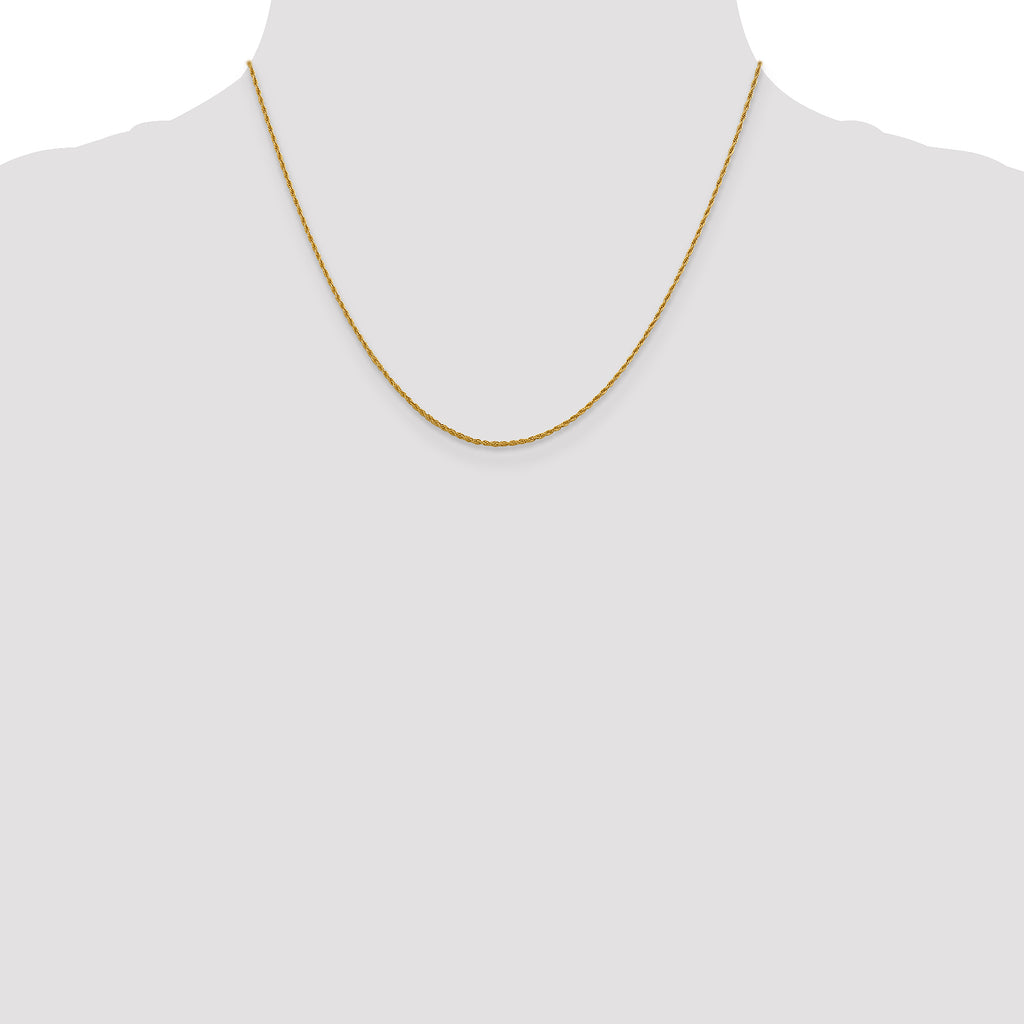 Loose Rope Chain in 10K Yellow Gold, 1.2mm