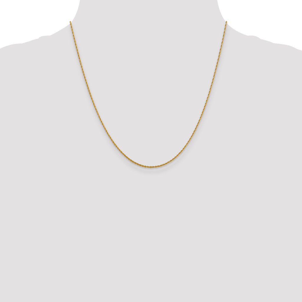 Loose Rope Chain in 10K Yellow Gold, 1.2mm