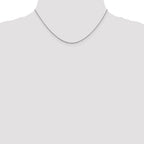 Loose Rope Chain in 10K White Gold, 1.2mm