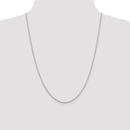 Loose Rope Chain in 10K White Gold, 1.2mm