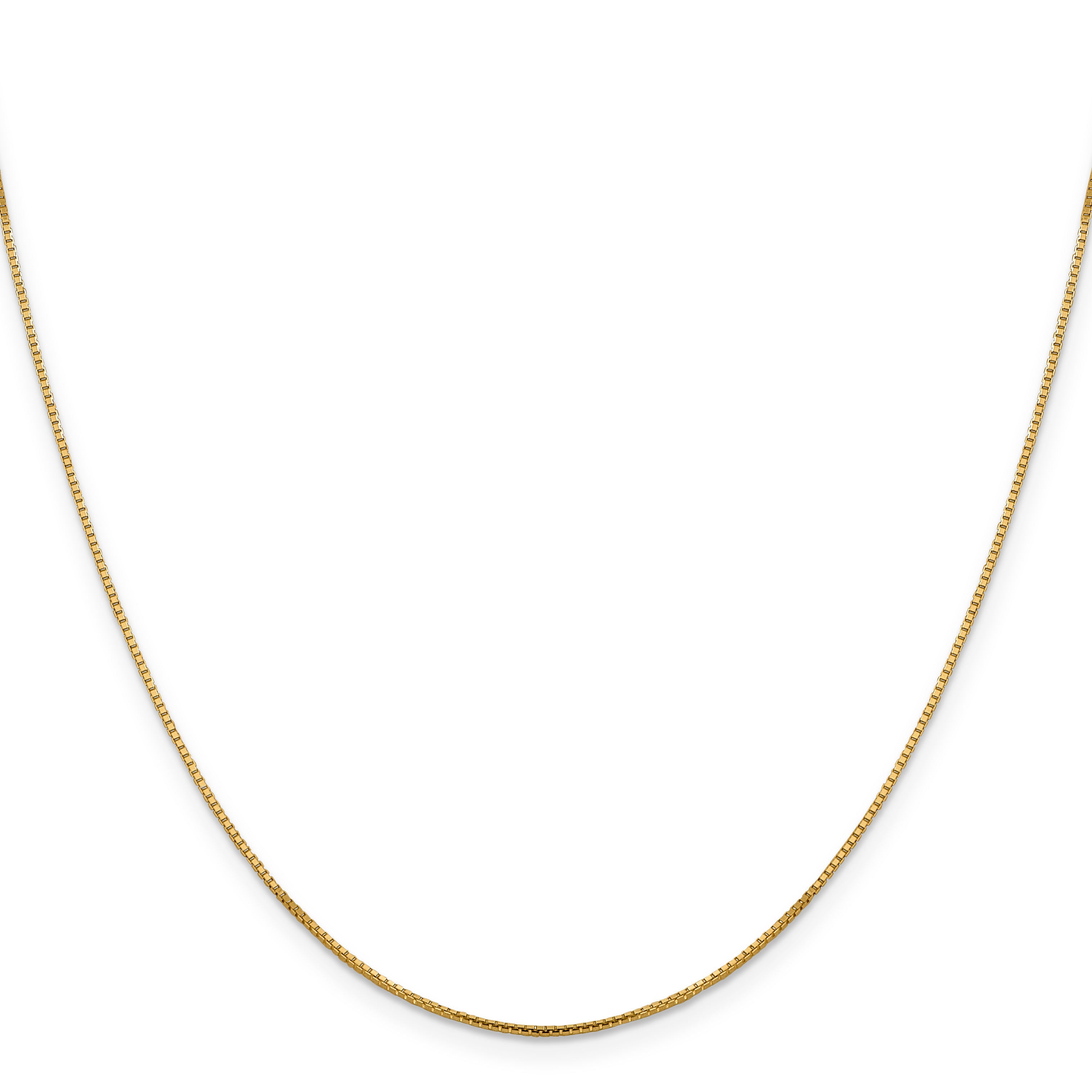 10K .95mm Sparkle Octagonal Box Chain