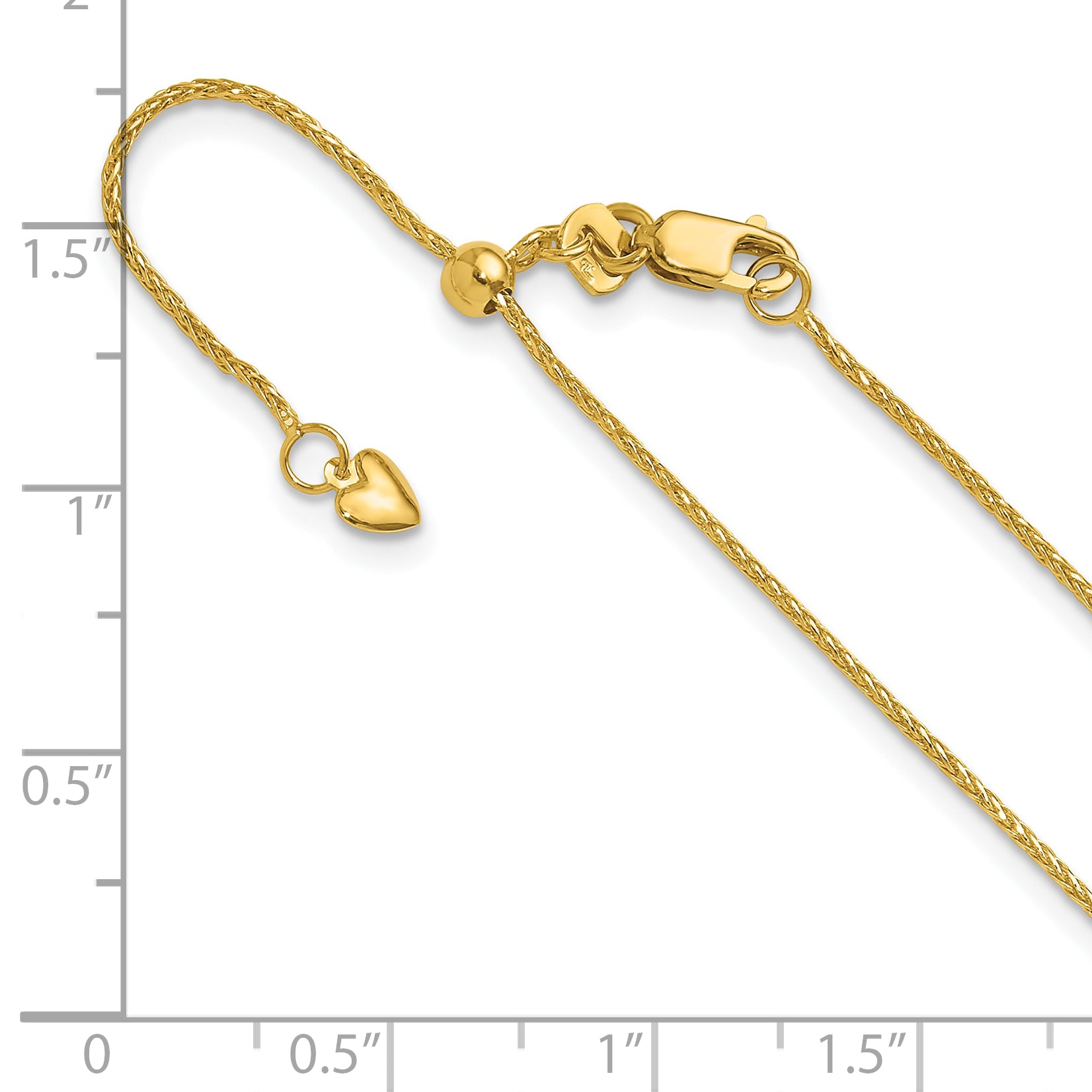 10k Adjustable 1mm D/C Wheat Chain