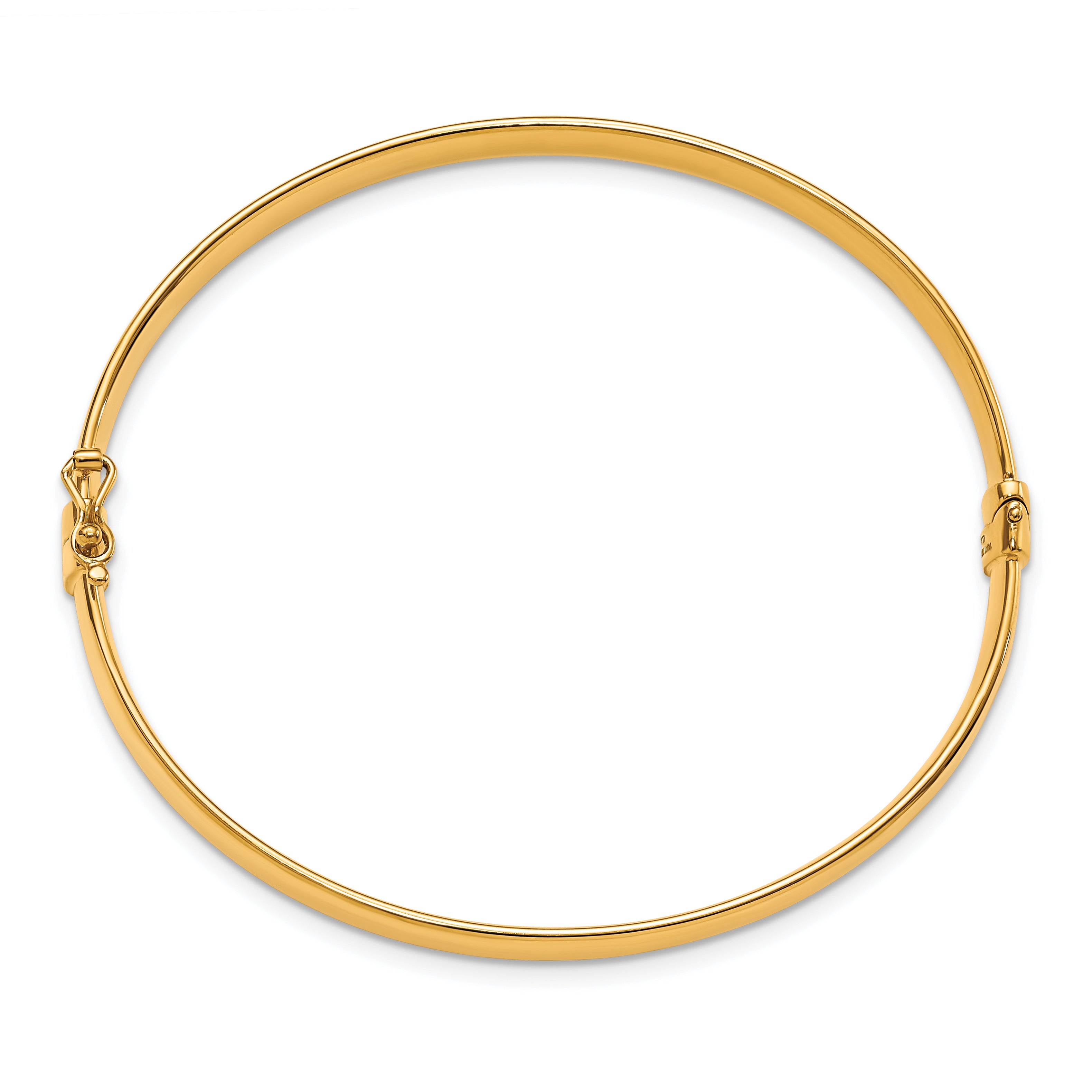 10K Yellow Gold 5.9mm Bangle Secondary image