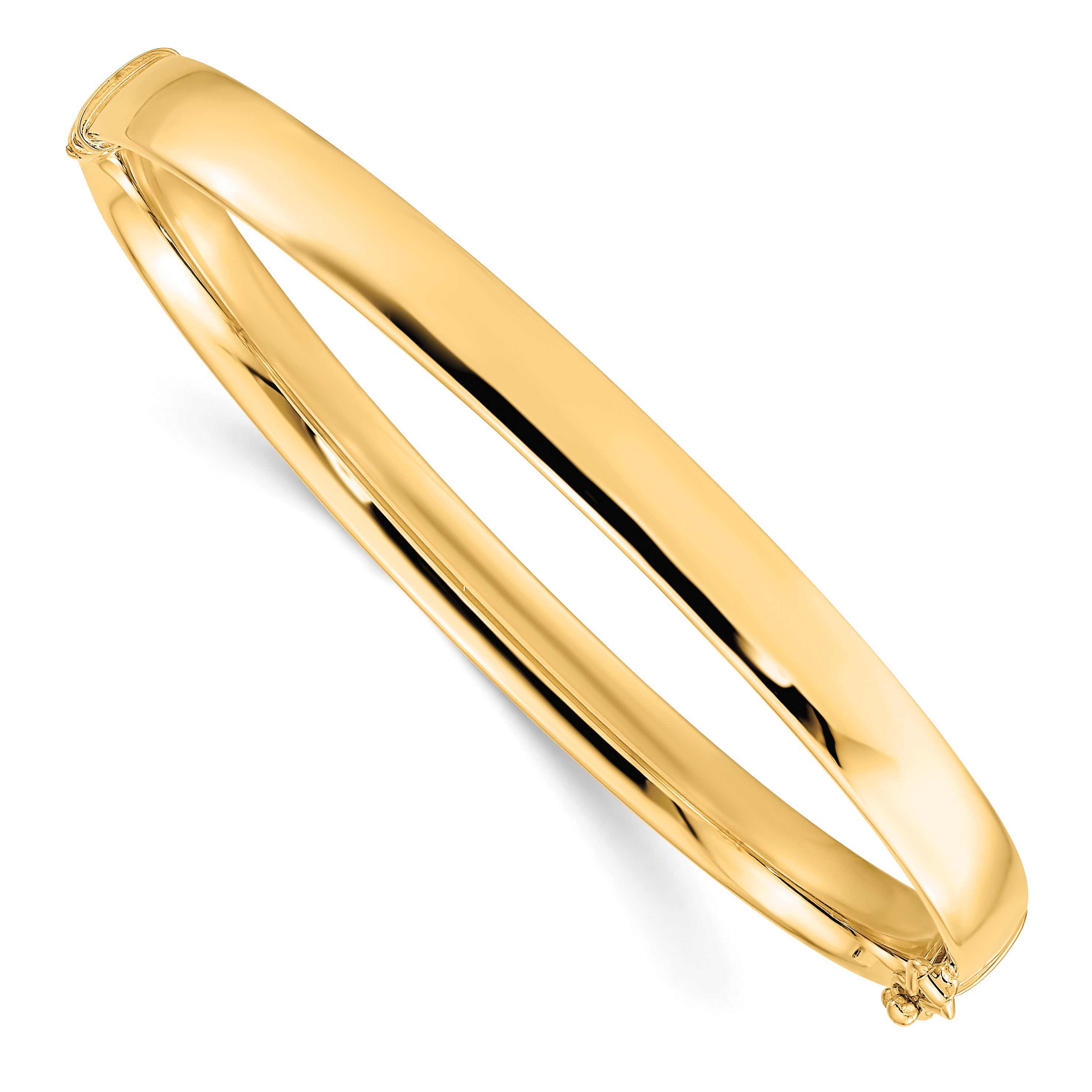 10K Yellow Gold 5.9mm Bangle