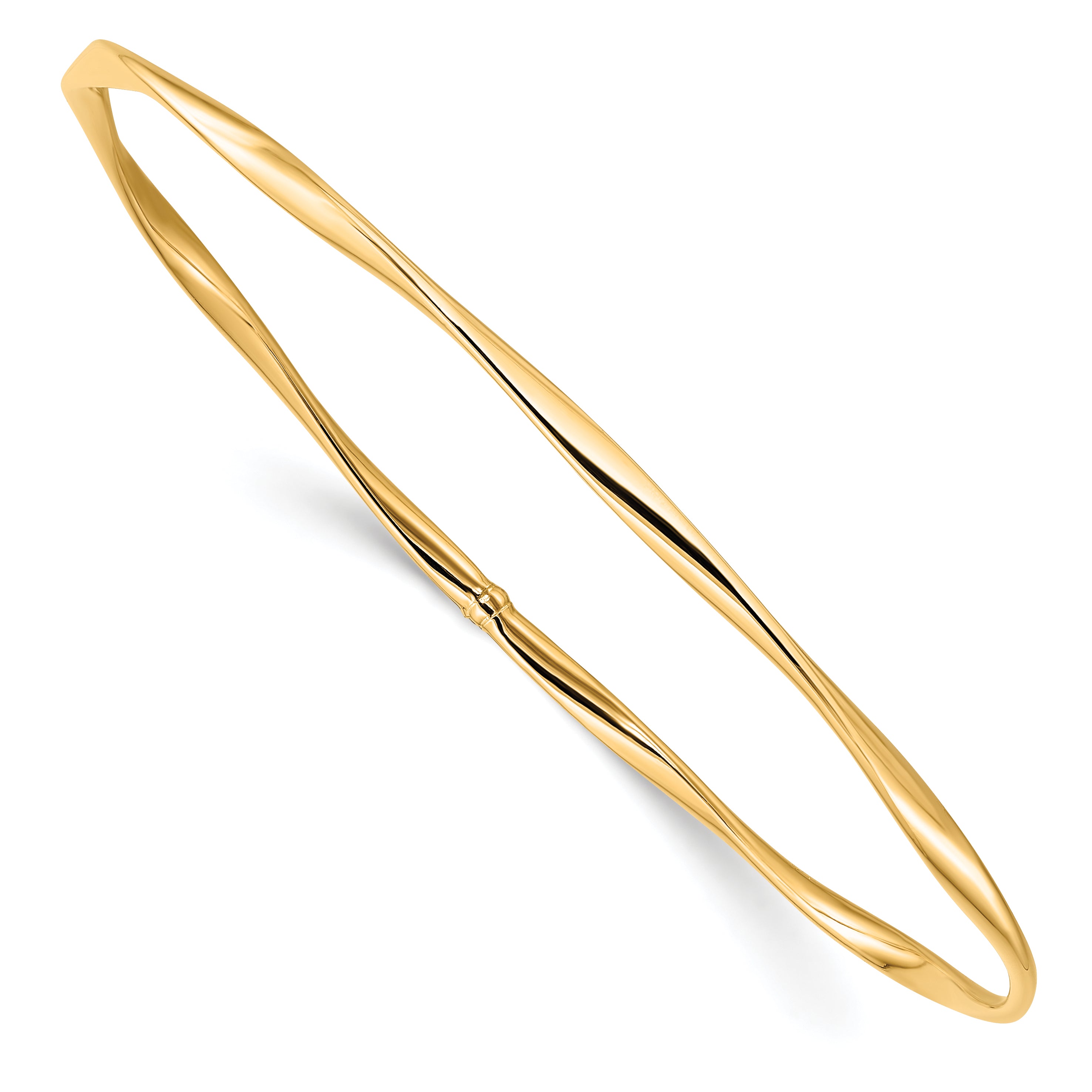 10K Yellow Gold Slip-On Bangle Main image