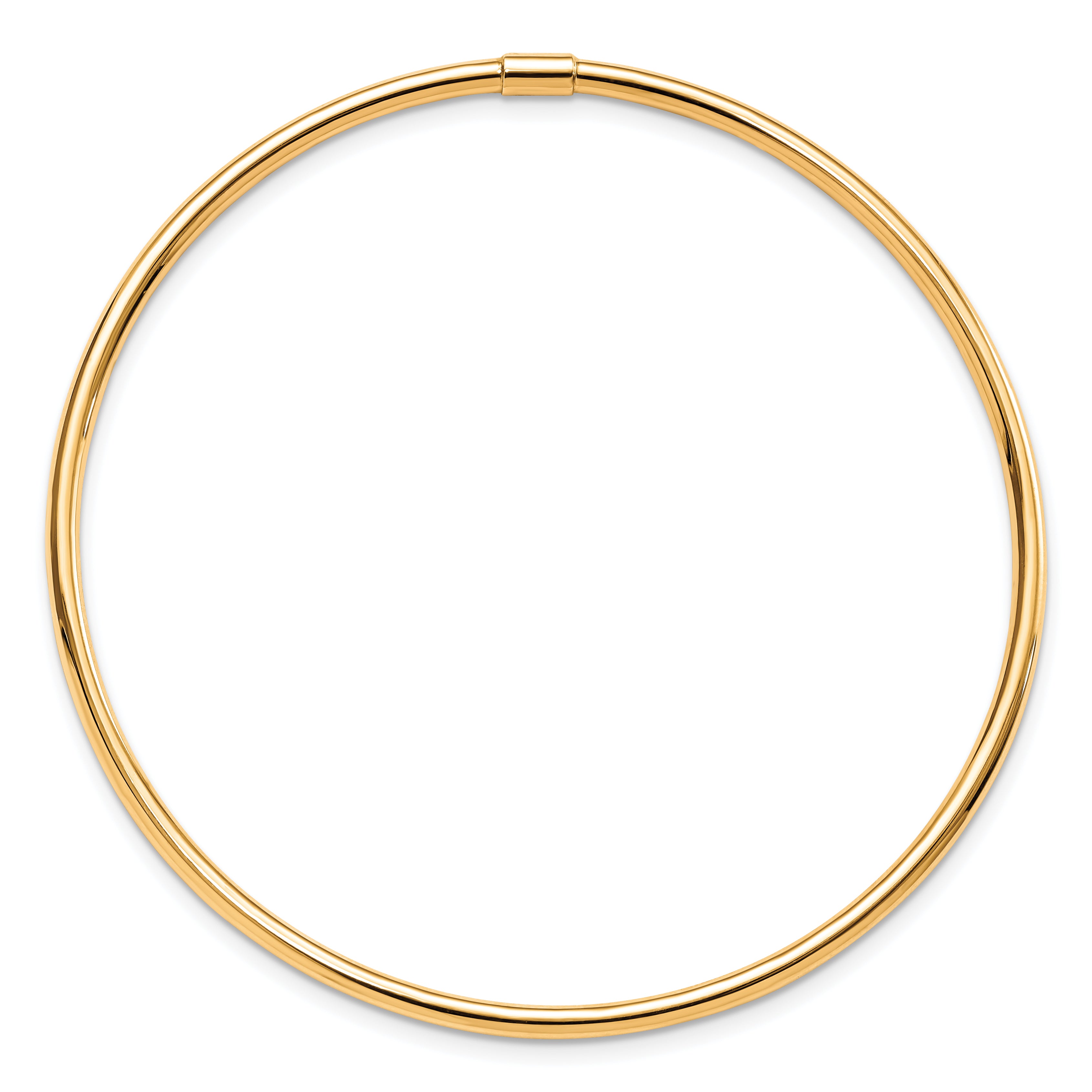 10K Yellow Gold Slip-On Bangle Secondary image
