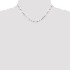 Sophia Jewelers 14K Gold Polished Box Chain Necklace 16 Inch - 16