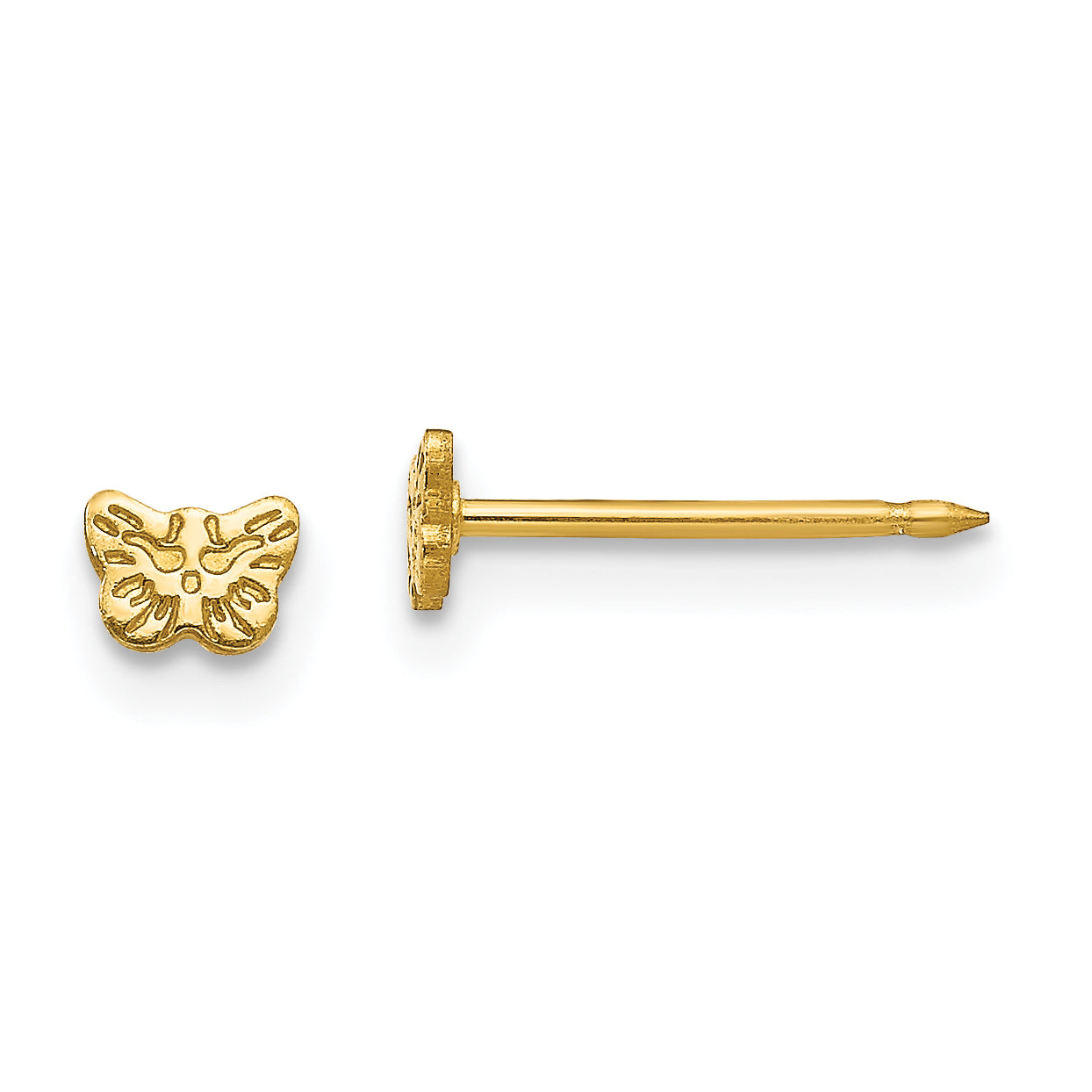 Inverness 24k Plated Petite Butterfly Earrings Main image