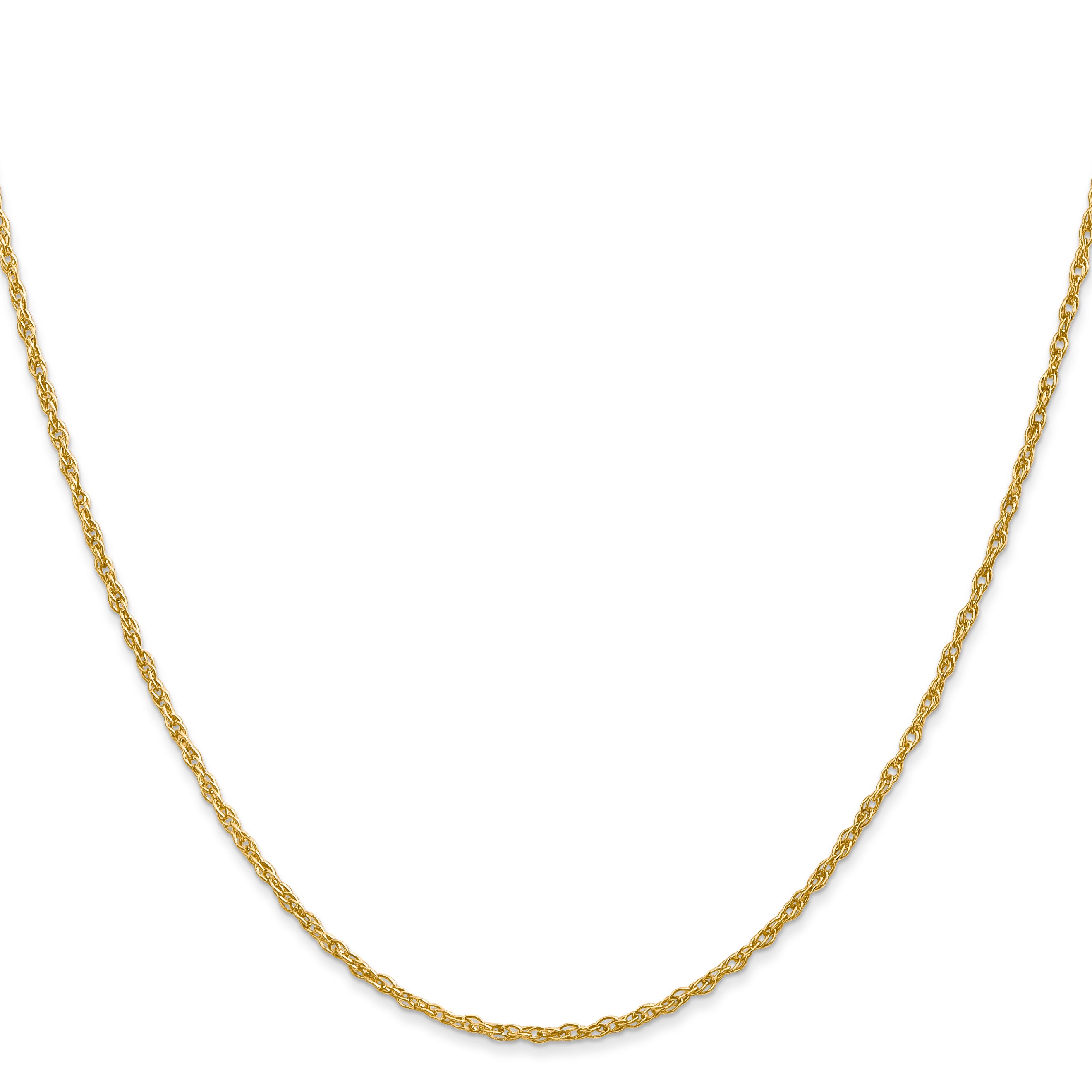 14K 1.5mm Loose Rope Chain Secondary image