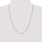 14K 1.5mm Loose Rope Chain