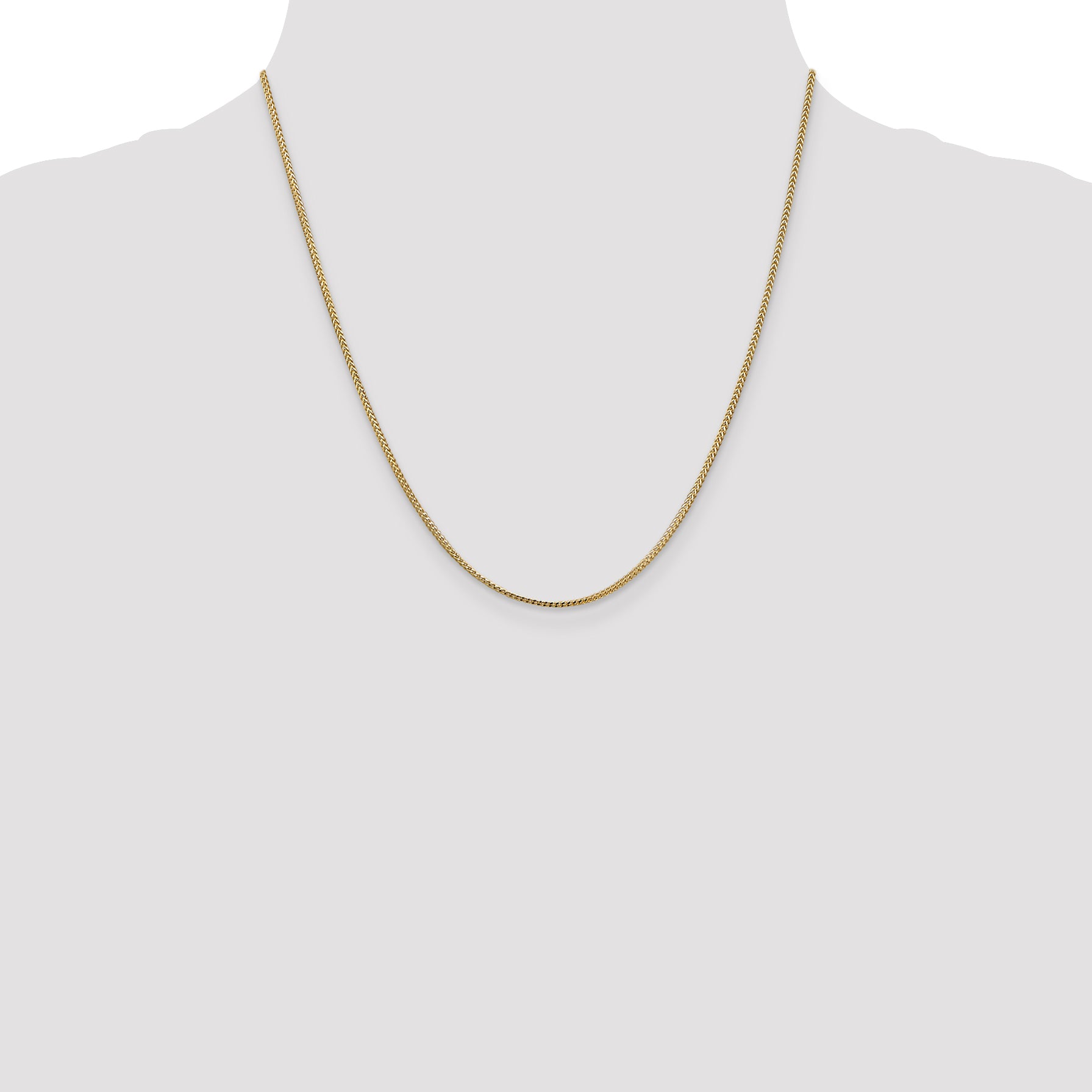 14K 1.1mm Franco Chain