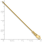 10K 1mm Wheat Chain Anklet