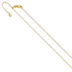 10K Adjustable .7mm Baby Box Chain